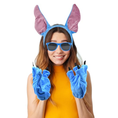 Disfraz de Perro Azul con Accesorios, 5 Piezas miniatura 4