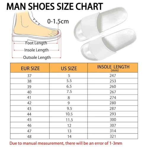 Mens House Slide Sandals Slippers Flat Shoes Casual Non Slip Quick Drying Shower Sandals for Home Beach Pool4