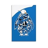 OKNGB Pinguin Habitat Umweltschutz-Poster, dekoratives 