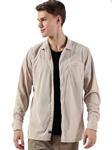 Image of Thomas Scott Men's Premium Slim Fit Oversized Corduroy Shacket