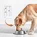 Pet Feeding Reminder Chart for Dogs Cats, Magnetic Reminder Sticker Sign, AM/PM Schedule Tracker, Creative Pet Reminder Sign Feeder Accessories (White)