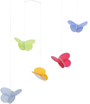Amazon Flensted Mobiles フレンステッド モビール Butterflies 蝶 バタフライ 並行輸入品 ベッドメリー モビール ベビー マタニティ 通販
