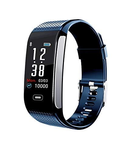 Janker Fitness Tracker, Activity Smart Bracelet Wristband With Pedometer Heart Rate Monitor Step Calorie Distance Track Waterproof Call SMS SNS Remind For Men Women Kids Compatible With Android IOS