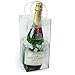 Ice Wine Bag Portable Collapsible Clear Wine Pouch Cooler with Handle for Party,Outdoor,Champagne,Cold Beer,White Wine,Chilled Beverages,Iced Drinks 3 Pack (2)
