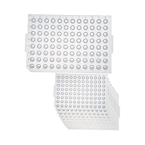 Zhi Ying, plaque/tapis d’étanchéité en silicone pour plaque PCR de 96 puits, non stérile (paquet de 10) Cover