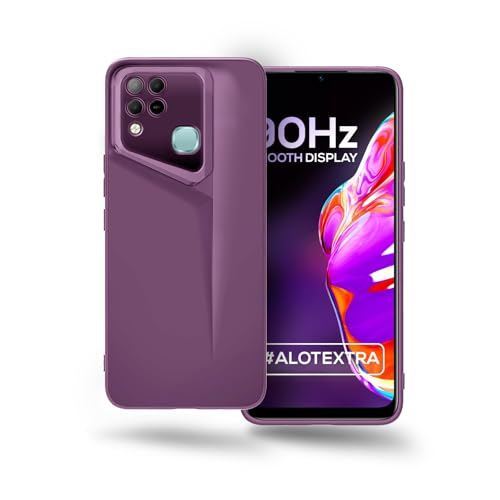 Image of Amazon Brand - Solimo Ultra-Thin Blade Runner Series Matte Finished Camera Protection Soft Back Cover for Infinix Hot 10s - Purple