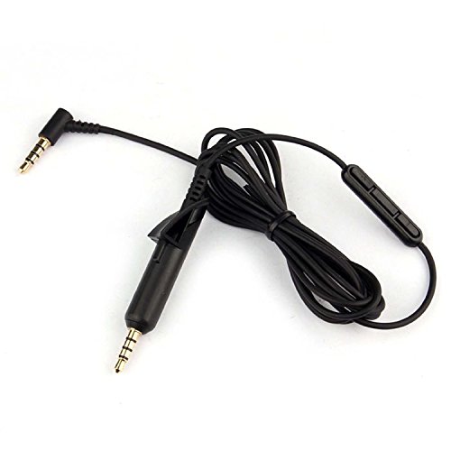 Replacement Inline Remote and Microphone Extension Audio Cable Cord for Bose QuietComfort 15 QC15 Headphone
