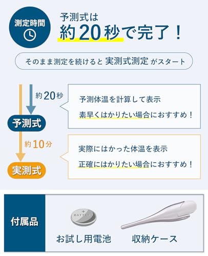 タニタ(Tanita) 脇式体温計 BT-471 ホワイト の商品画像 6