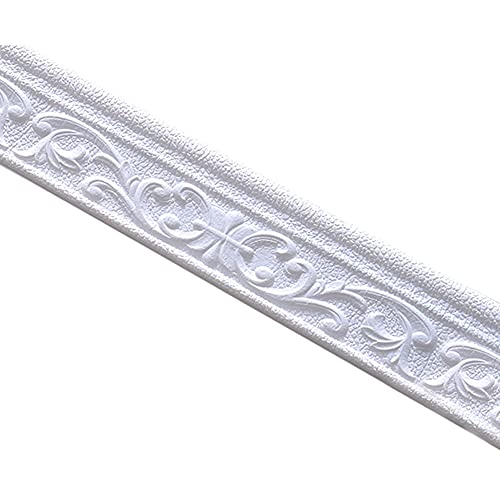 LIVEDAY Acabamento de parede linha contornando borda padrão 3D adesivo decoração autoadesivo durável
