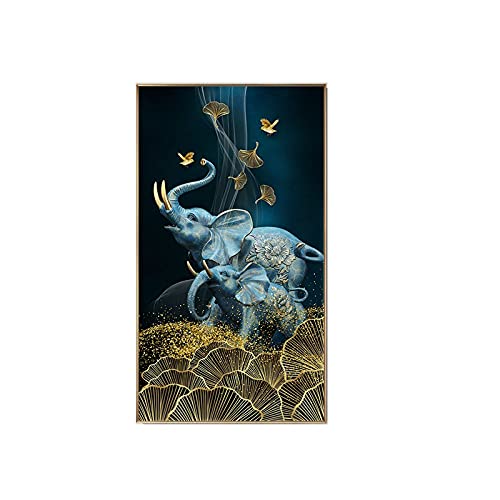 Peinture diamant éléphant broderie strass haut de gamme pour décoration luxe