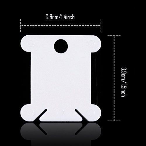 Pllieay 100 Skeins Friendship Bracelets Floss, 100 Random Colors Embroidery Thread with 12PCS Floss Bobbins for Friendship Bracelets Making, Embroidery and Cross Stitch Project