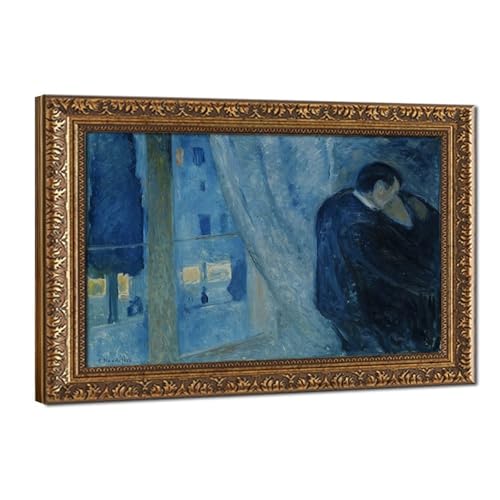 Toile Edvard Munch The Kiss décoration murale haut de gamme grand format 61x91