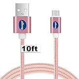 USB Cable for Kindle , Nylon Micro-USB to USB Cable, Deego 10ft High Speed USB 2.0 Cable for Amazon Kindle Fire, HD, HDX, Kindle Paperwhite, Voyage, Oasis, Amazon Tap