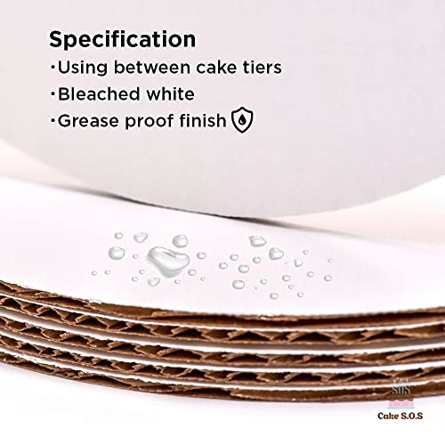 Cake Supplies On Sale, Llc 14" Round Coated Cakeboard, 12 Ct #TOP3