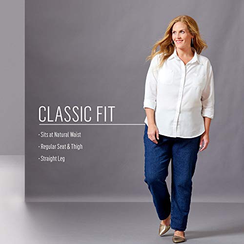 Riders By Lee Indigo Women's Plus Size Classic Fit Jean, Sapphire, 18W #TOP3