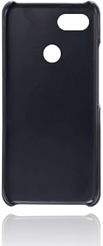 Case for Google Pixel 3XL,Anti-Slip,Fall Protection,Fingerprint Resistance,Simple solid color back shell,Plastic imitation leather design-Blue