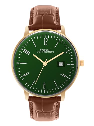 Image of French Connection Green Sunray Dial | Analog Watch for Men's | FCN0163NBRL
