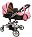 Mommy & me 2 in 1 Deluxe Leather doll stroller EXTRA TALL 32'' HIGH (view all photos) 9695