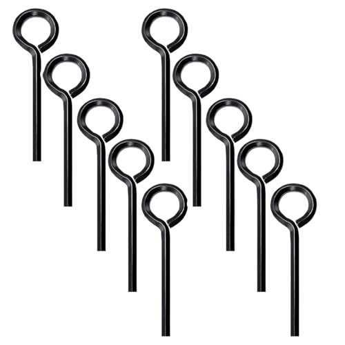 10 PCS 1/8 In Hex Dogging Keys with Full Loop, Allen Wrenches for Push Bars