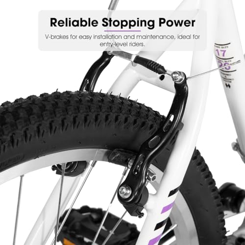 HILAND Bamcbase Womens Mountain Bike, 24 26 Inch 18 Speeds