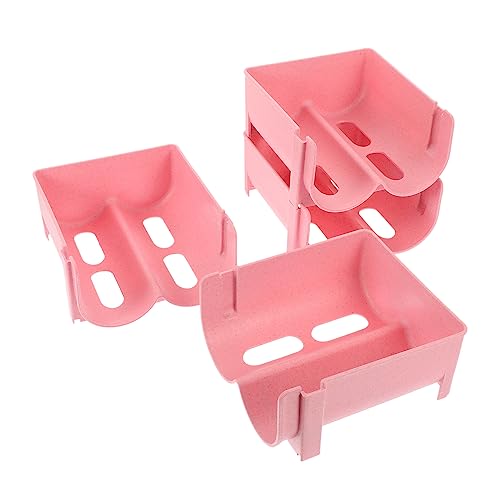 Soporte para botellas apilable de 4 piezas para refrigerador