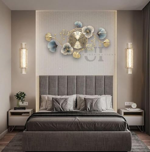 URBAN INSPIRATIONS 70cm Gold Antique Wall Clock - Image 3