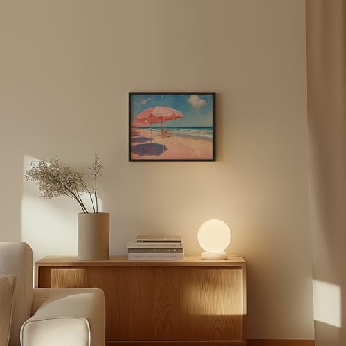 HAUS AND HUES ピンク アンブレラ 2 アートプリント フレームなし 11x14 [3]