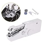 ✿【Cómo utilizar】Nuestra máquina de coser principiante necesita 4 pilas AA (atención: 4 pilas AA no incluidas en el paquete), solo pulsa el botón, ¡listo! Puedes crear tu propio pañuelo, delantal, guantes, tela con esta práctica máquina.