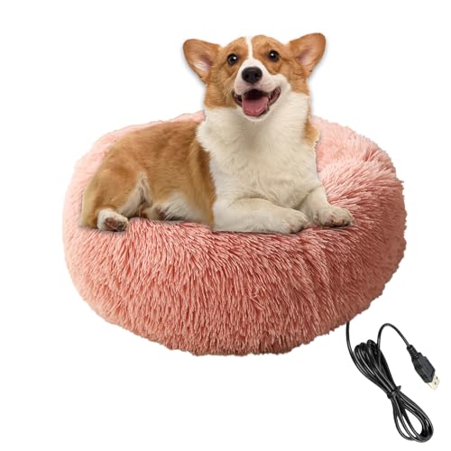 Ylnailky Beheizbares Hundebett | Beheiztes Katzenbett Für Stubenkatzen Im Winter | Kuschelweiches...