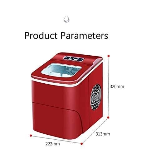 Countertop Ice Maker, Mini Automatic Electric Ice Making Machine Portable Bullet Round Block Ice Cube Maker Small Bar Coffee Shop For Home, Party on Fridge.com - View 4