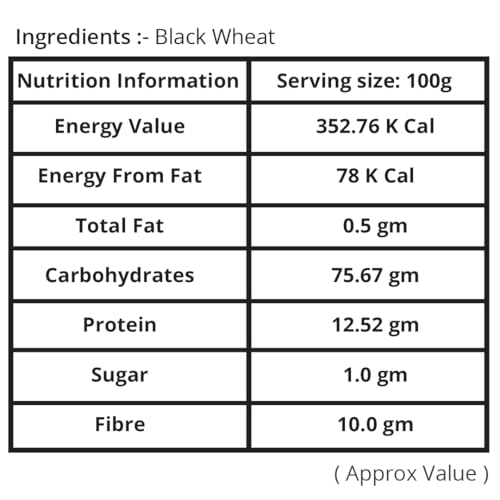 Image of Trueway farms Organic Black Wheat (Kala Gehu) 15 kg