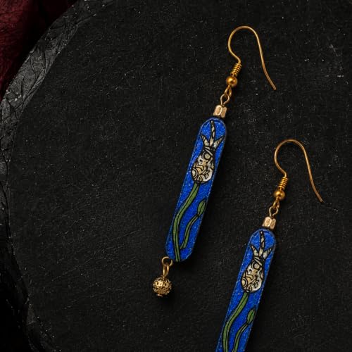 Image of Handcrafted Bohemian & Tribal Earrings for Women - Ethnic Brass, Floral & Festival-Inspired Statement Designs in Drop, Dangle, Hoop & Stud Styles