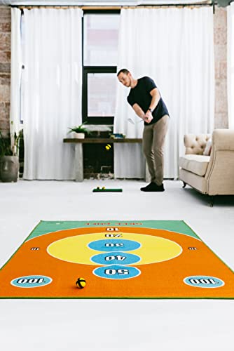 Golf Chipping Game – 6Ft X 4Ft Backyard Game For Indoor Or Outdoor – Chipping Mat, Target, Scoreboard And Velcro Golf Practice Balls For Adults (Skee Golf) #TOP3