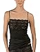 Produktbild CALIDA Damen Unterhemd Sensual Secrets, schwarz Dekolleté Spaghetti-Top aus Baumwolle, Viskose und Elastan, mit individuell verstellbaren Trägern, Größe: 40/42