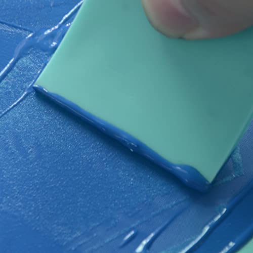 Boolooen 6 Block Printmaking Squeegee, Self-Adhesive Screen Printing Squeegee, Rubber Squeegee Screen Printing Tool For Applying Or Ink #TOP3