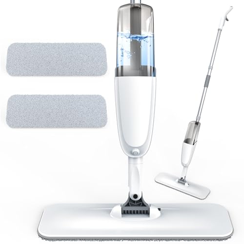 ScrubWiz Spray Mop, Wet Dry Hardwood Floor Cleaning Mop with