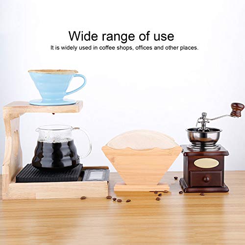 Caixa de armazenamento de papel de filtro, suporte de filtro de café seguro e não tóxico amarelo, pa