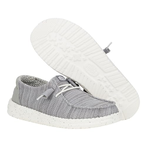 Image of HEYDUDE Women's Wendy Stretch Sox Slip On Loafer | Lightweight Stretch Mesh Easy On | Elastic Laces, Sock Like Fit