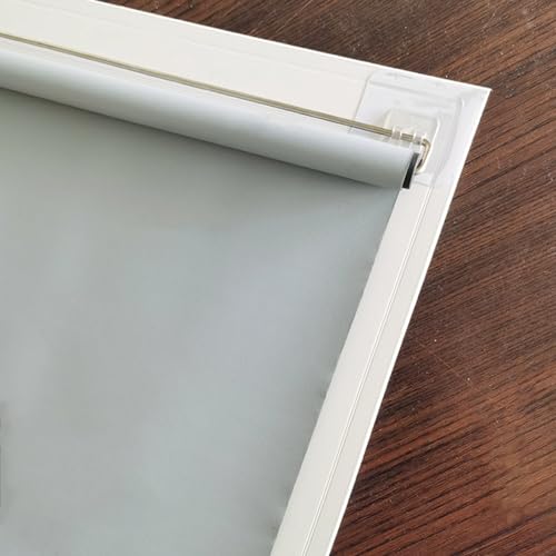 X1NGFU Estor Opaco,Estores Enrollables Sin Taladrar,Protección UV Persiana Enrollable Parasol,Retráctil Portátil Cortina de Sombra,Protección Solar,para Cocina/Oficina,Ancho X Alto (80cm x 200cm)