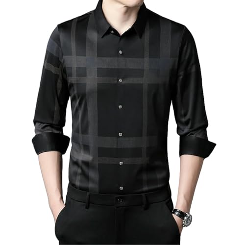 Chemise à manches longues rayée pour homme | Casual & chic de mi-saison