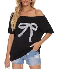 Black+ Silver Sequin Bow