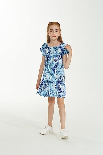 Image of Hawaii Hangover Family Matching Hawaiian Clothes, Simply Blue Leaves | Family matching Hawaiian outfits, Simply Blue Leaves, lightweight rayon, machine washable, tropical leaf print, luaus