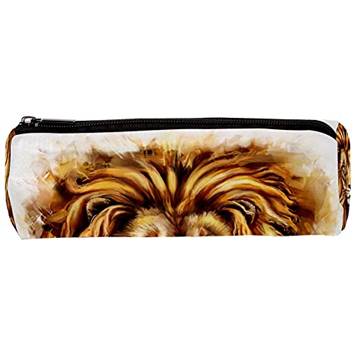 King Lion Aslan - Estuche para lápices (estuche de papelería), organizador de escritorio