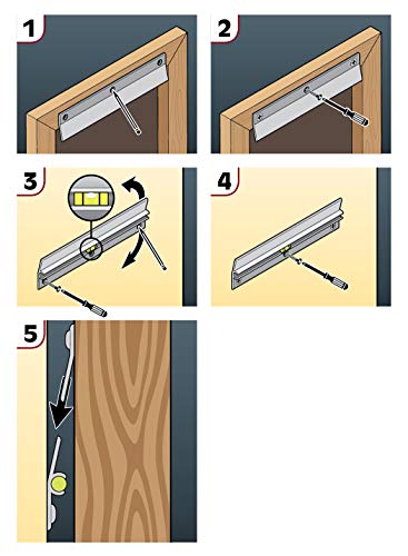 Hillman 122371 Hardware Hangman Picture And Mirror Hanging System 75Lb, 6", Aluminum #TOP6