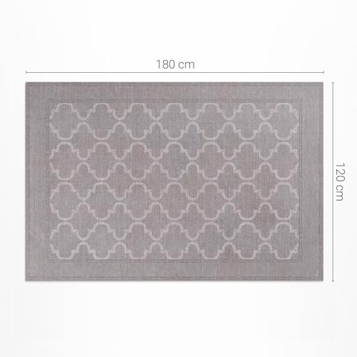 Tapis extérieur jardin balcon terrasse PVC imperméable 120x180cm - 4