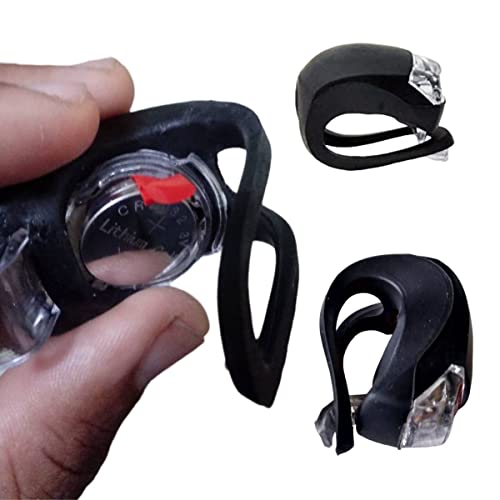 Sinalizador Pisca Farol Dianteiro e Lanterna Sinalizadora Trazeira Kit 2 Unidades Para Bicicleta Cic