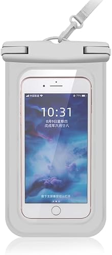 Funda universal impermeable para teléfono celular, IPX8. con cordón para iPhone Galaxy adecuado para kayak, natación, barco, buceo, correr y otros