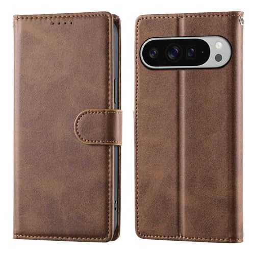 Étui pour Google Pixel 6 Pro marron idéal pour le bureau et les sorties