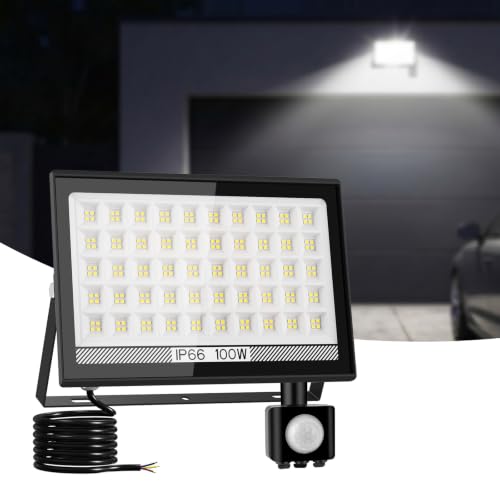 NATPOW 100W Security Lights Outdoor Motion Sen...