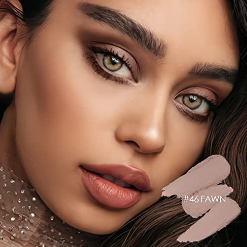 Focallure Shimmer And Matte Cream Eyeshadow Stick,Smooth Brilliant Eye Brightener Pencil,High Pigment Eye Highlighter Pen For Women,Long Lasting Waterproof Eye Shadow And Liners Makeup (Fawn) #TOP1